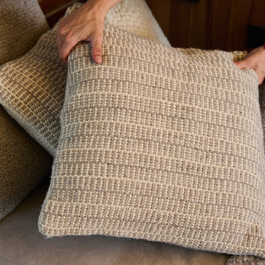 Cushion Cover Yunga︱Ash Grey & Natural