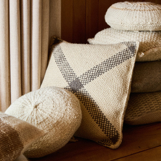 Cushion Cover Cumbre︱Natural & Ash Grey