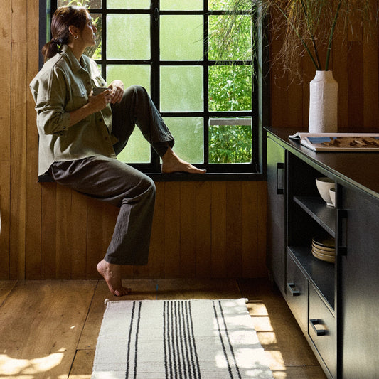 Rug Retama︱Natural & Black