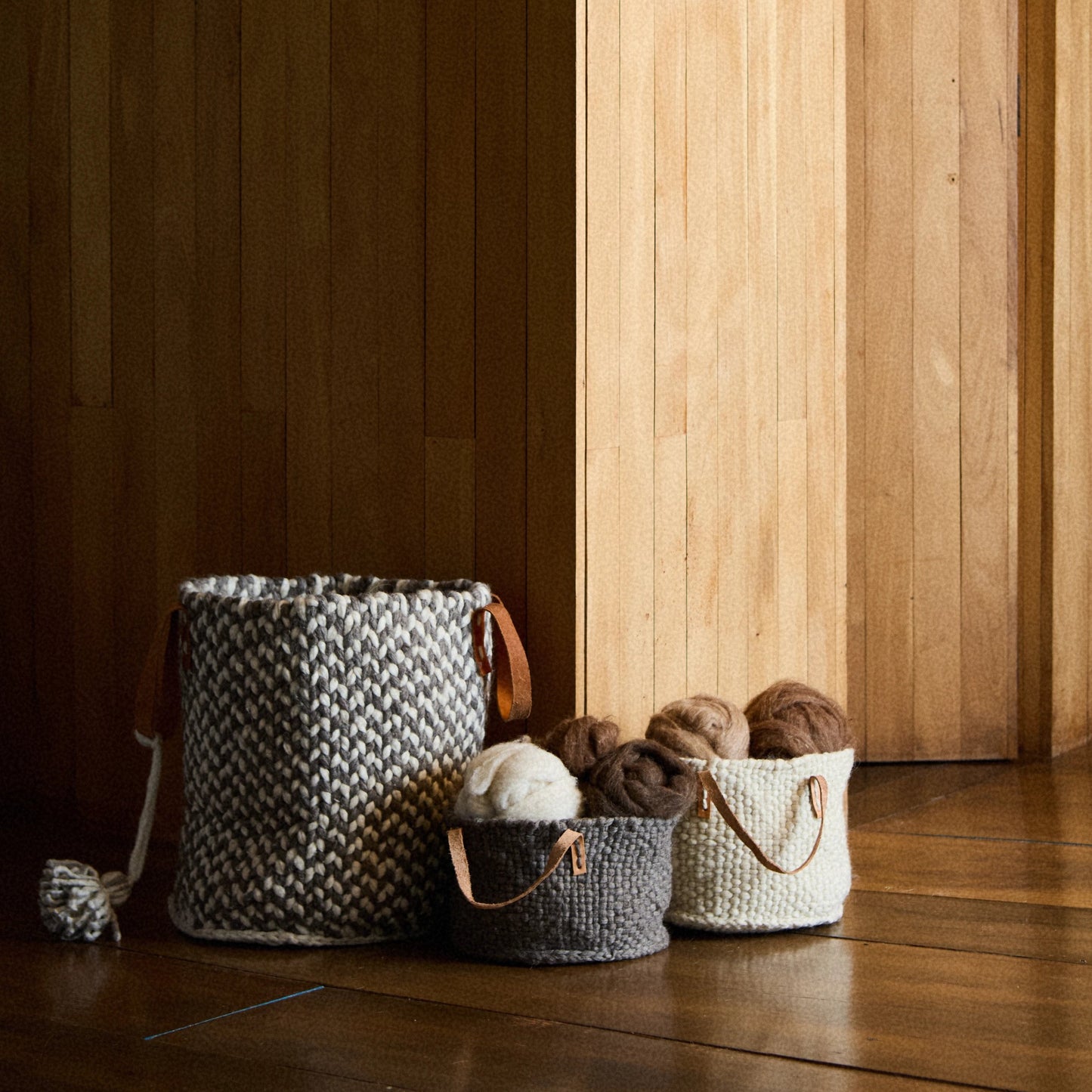 Wool Basket︱Natural