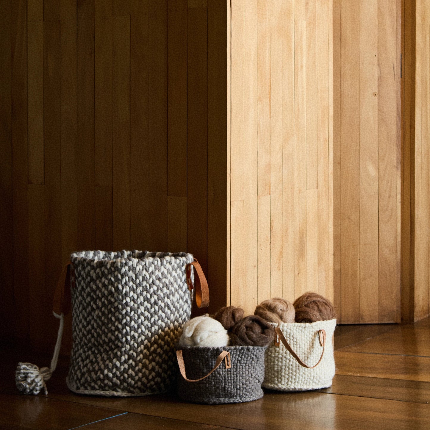 Wool Basket︱Ash Grey