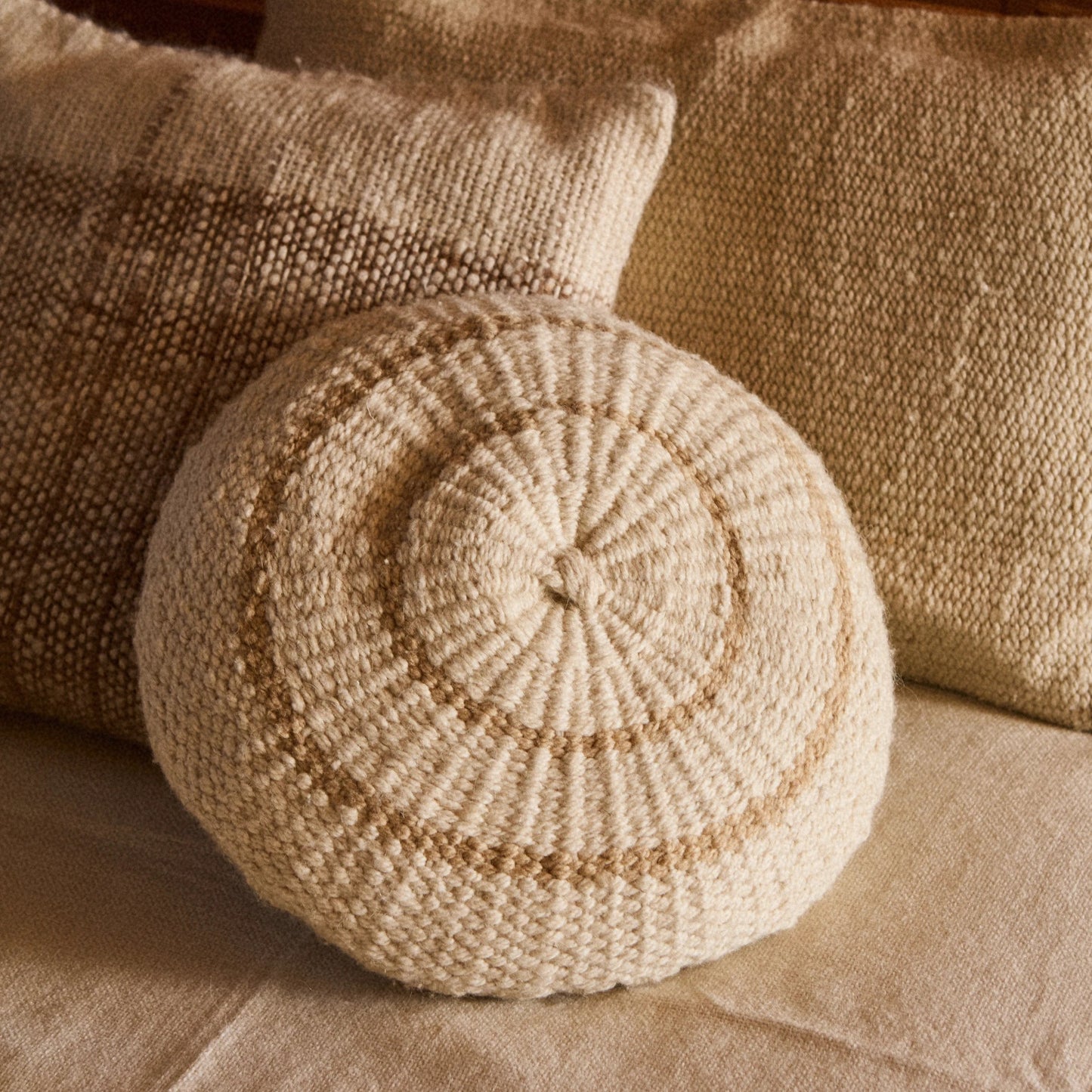 Cushion Cover Delta︱Natural & Tea