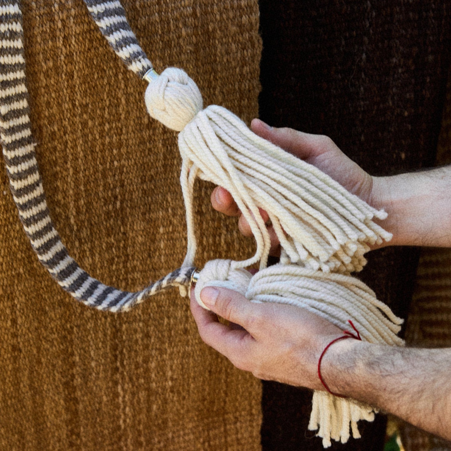 Curtain Tassels︱Natural & Stone Grey
