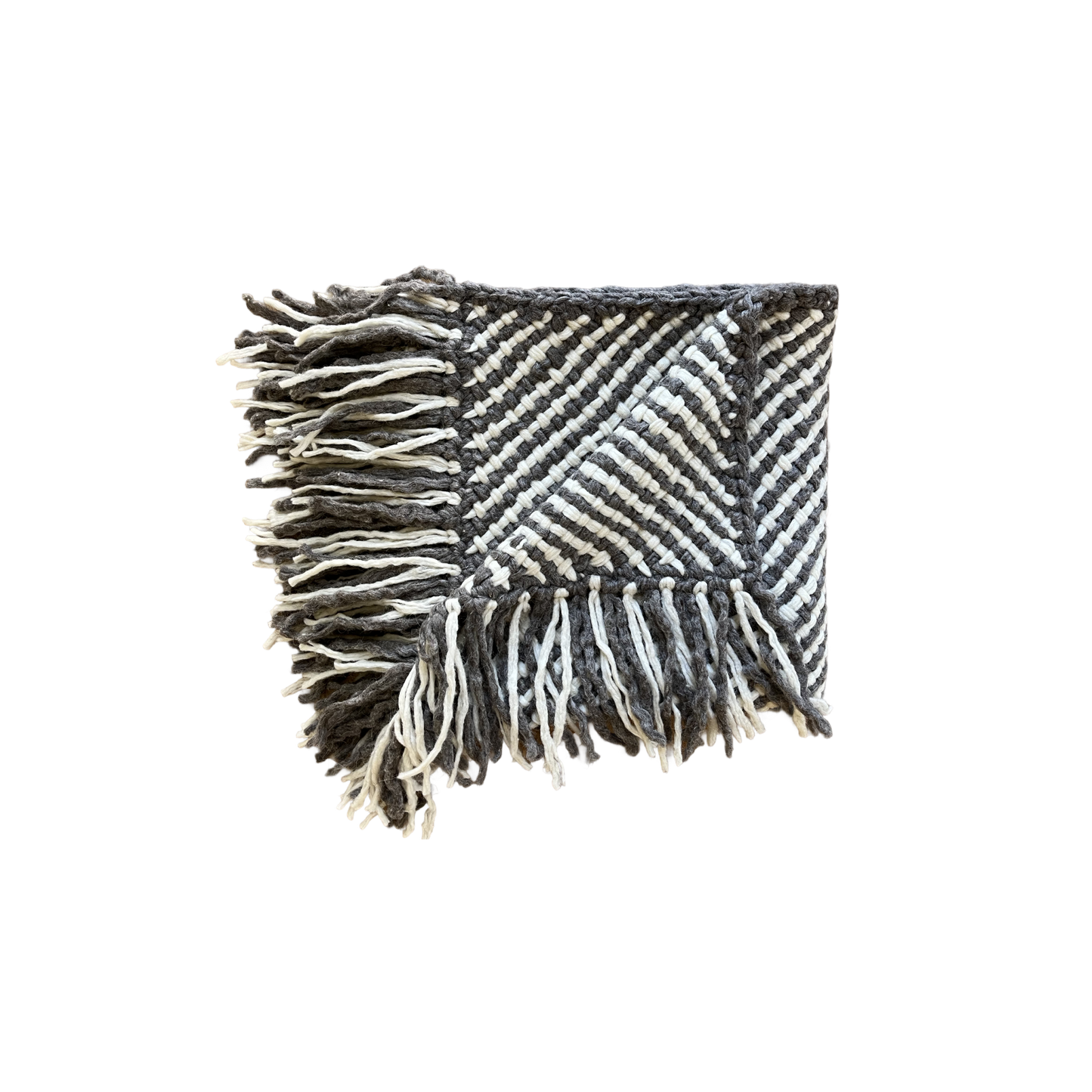 Hornero Throw︱Stone Grey & Natural