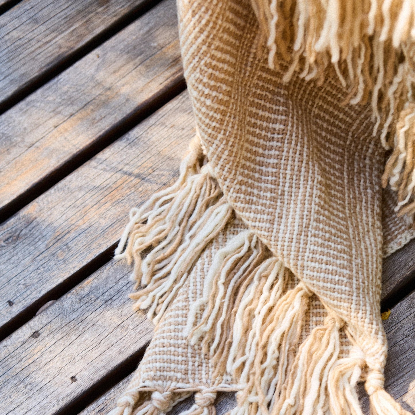 Calandria Throw︱Natural & Tea