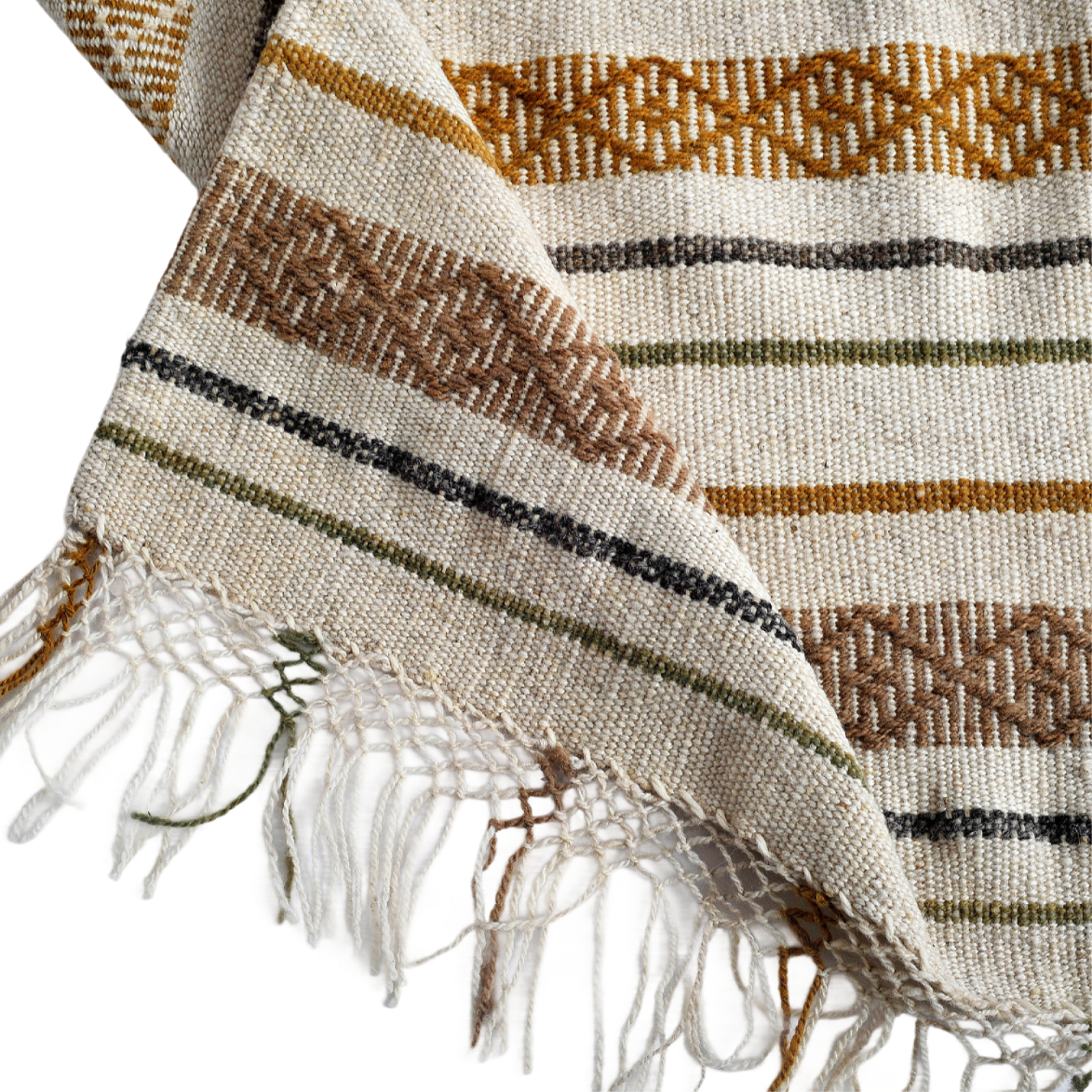 Gorrión Throw︱Natural, Mate, Ash & Walnut
